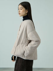 ひょうたんキルトリバーシブルZIPジャケット