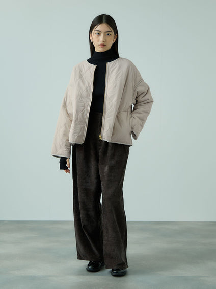 ひょうたんキルトリバーシブルZIPジャケット