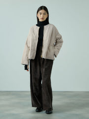 ひょうたんキルトリバーシブルZIPジャケット