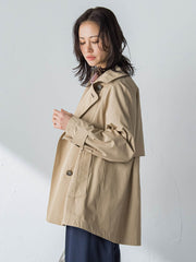 【ラク軽トレンチ】ラグランスリーブジャケット