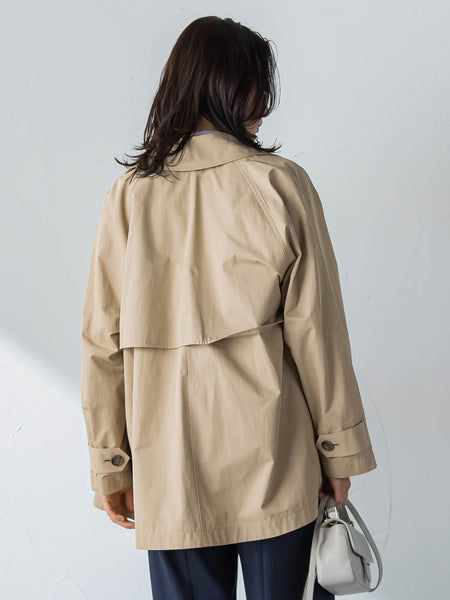 【ラク軽トレンチ】ラグランスリーブジャケット