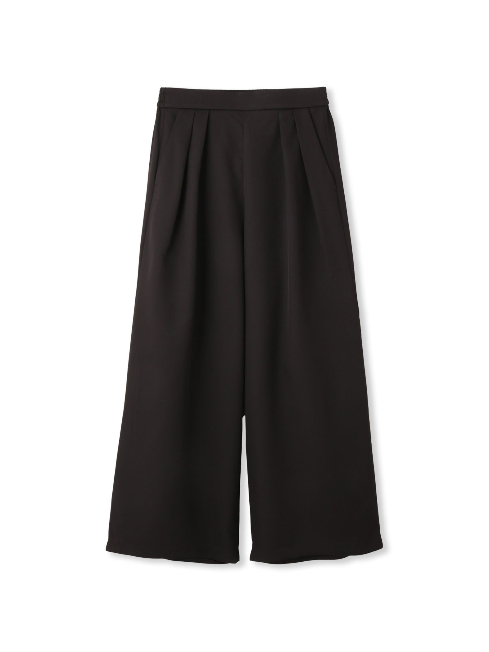 ダブルインタックプルオンワイドパンツ