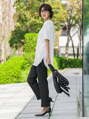 【WEB限定/大きいサイズ】”細身パンツも怖くない”Tシャツチュニック