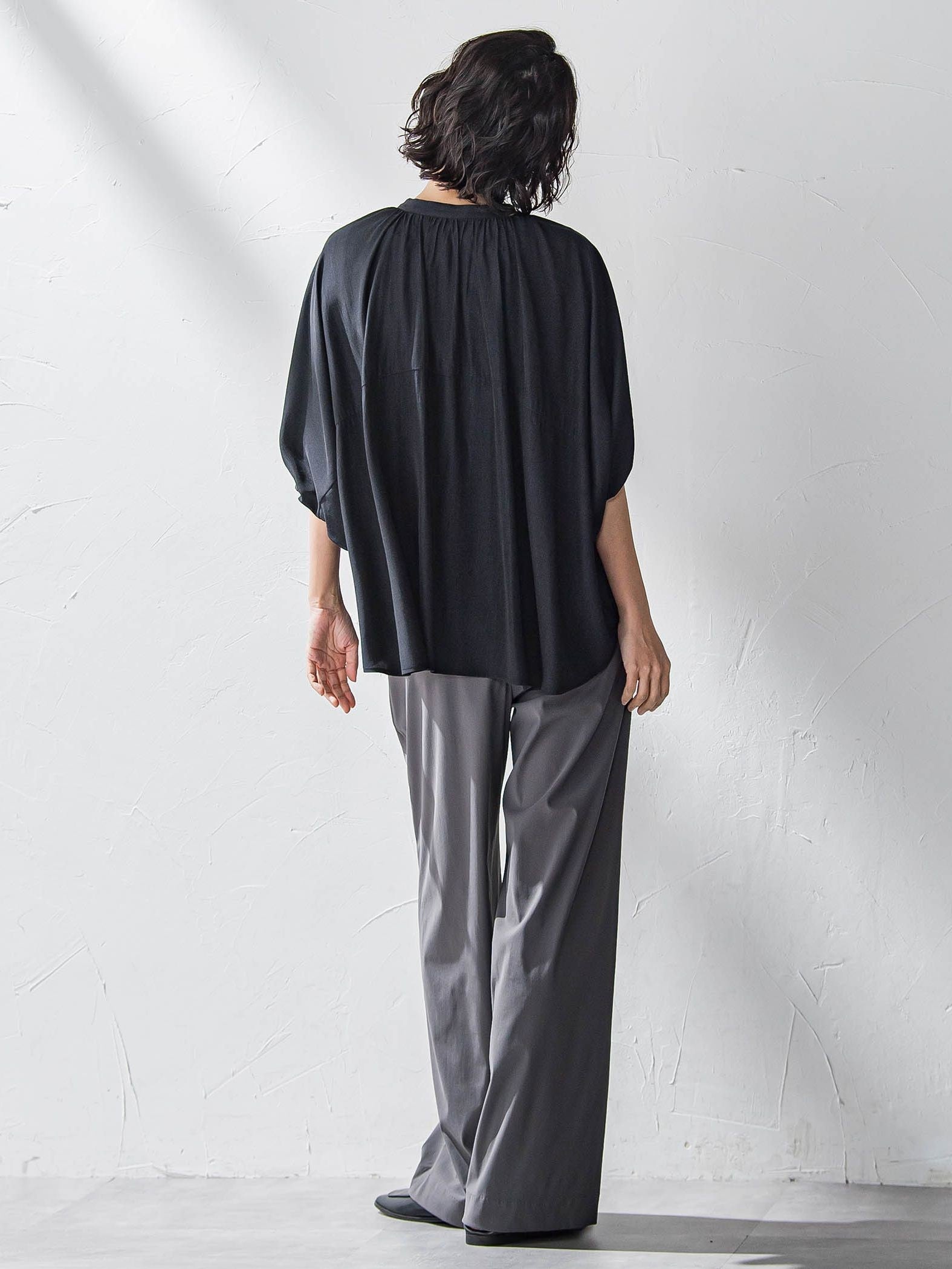 【WEB限定】ハイテンションワイドパンツ≪洗濯機で洗える≫