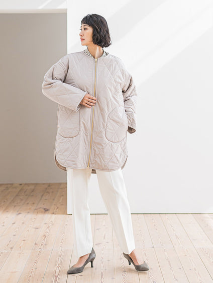 【大きいサイズ】ピクシエスタストレートパンツ≪洗濯機で洗える≫