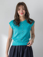 LUCINDA前後2wayパールニット