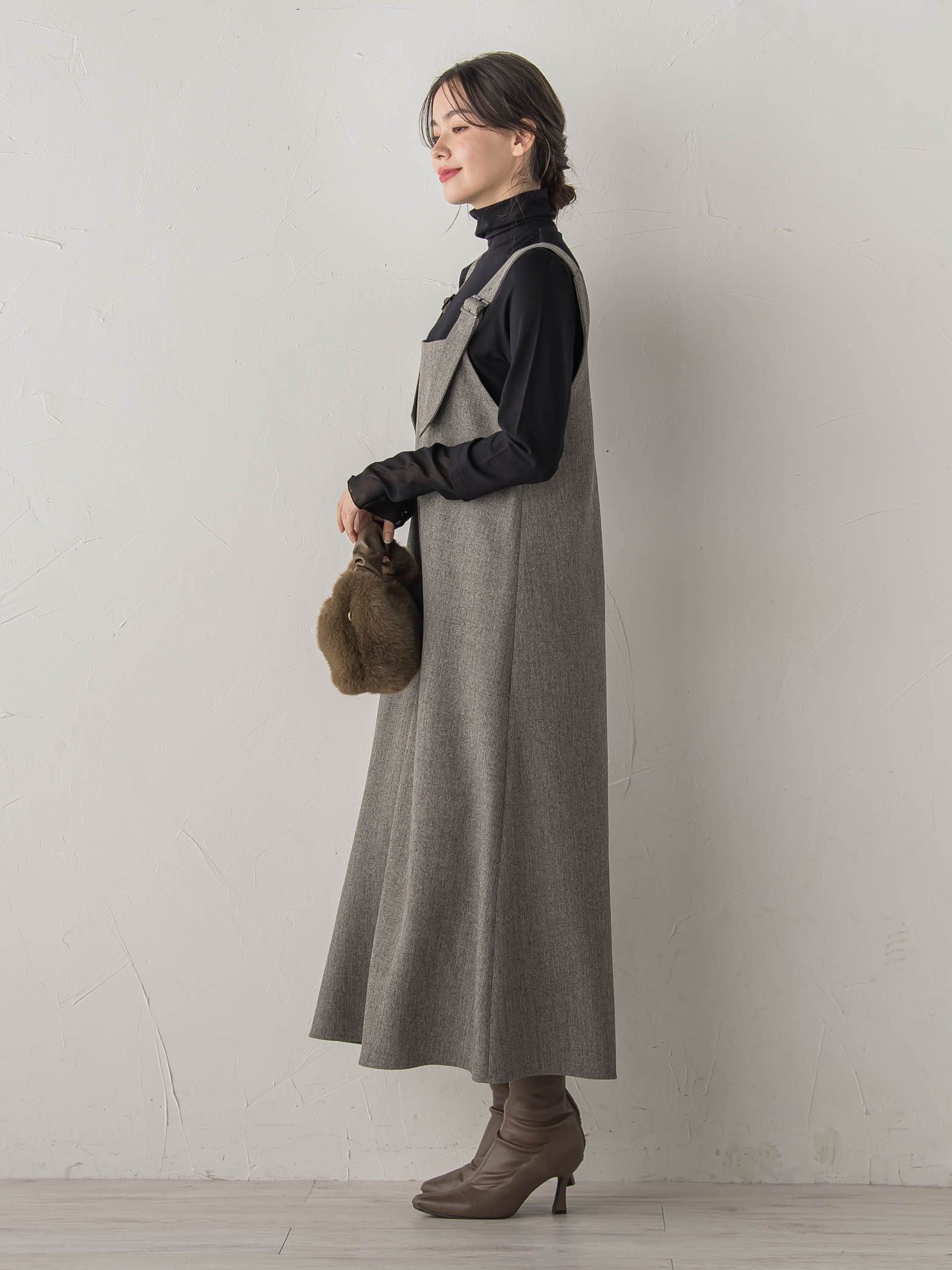 ミックスツイードジャンスカ