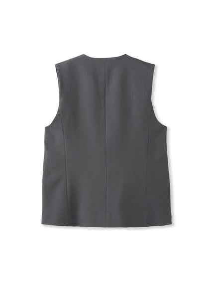 ストレッチツイルジレ≪手洗い可能≫