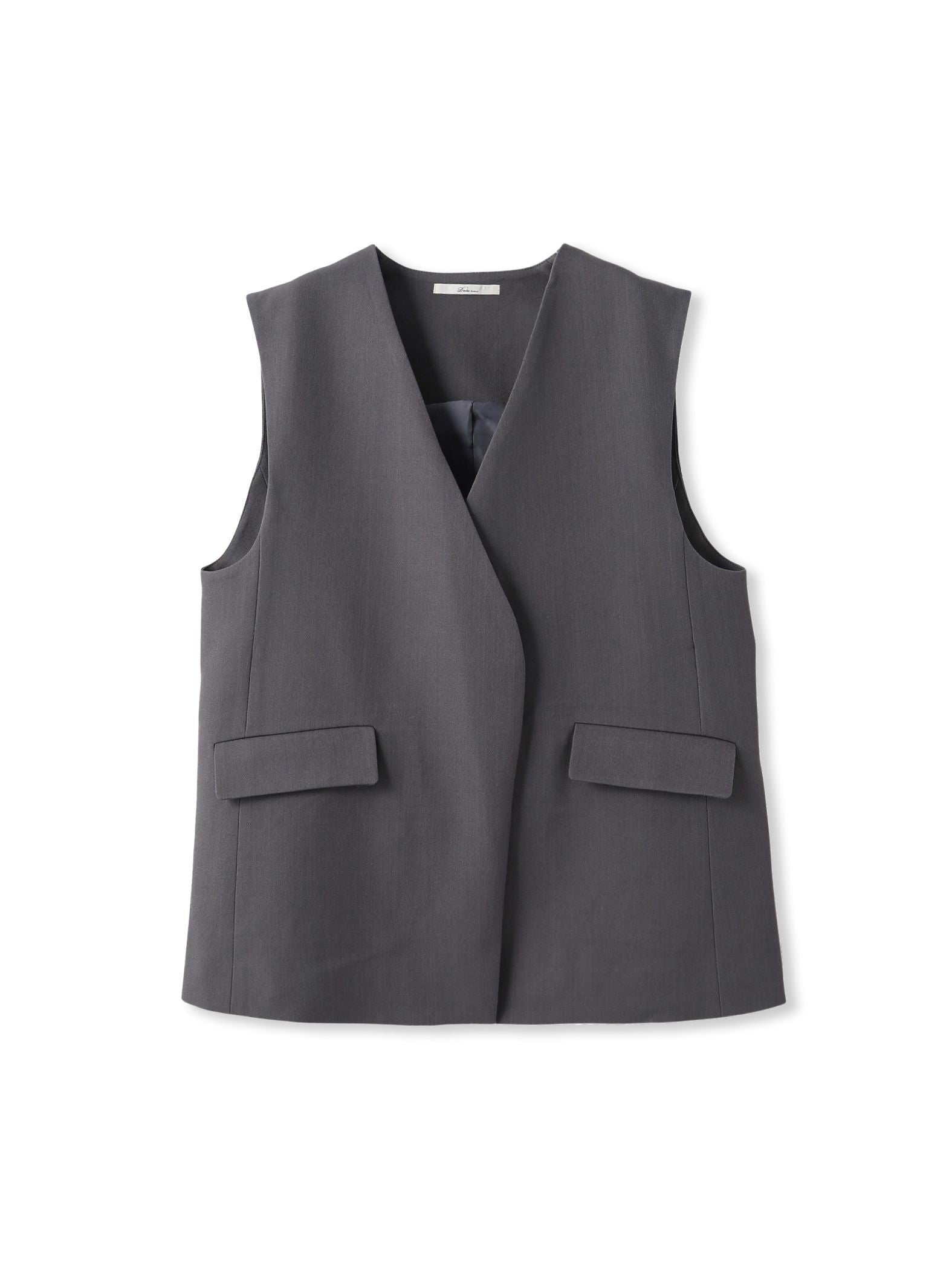 ストレッチツイルジレ≪手洗い可能≫