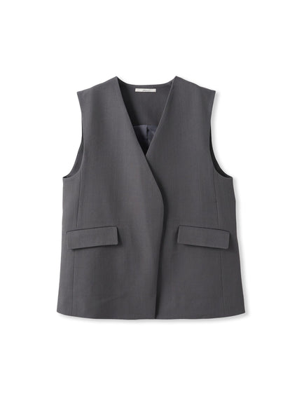 ストレッチツイルジレ≪手洗い可能≫