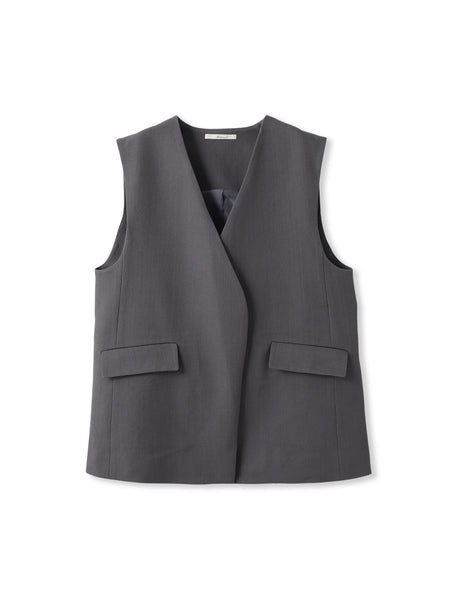 ストレッチツイルジレ≪手洗い可能≫