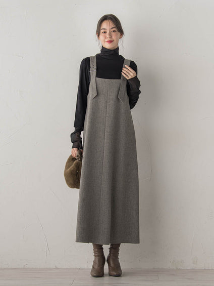 ミックスツイードジャンスカ