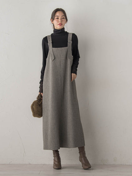 ミックスツイードジャンスカ