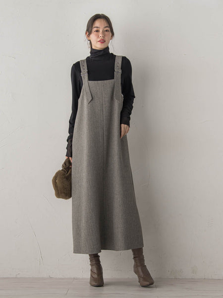 ミックスツイードジャンスカ