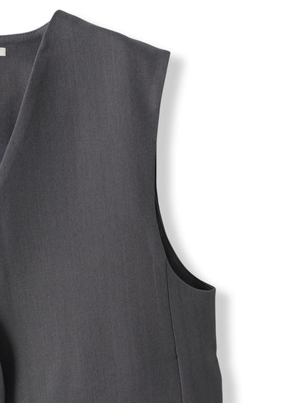 ストレッチツイルジレ≪手洗い可能≫