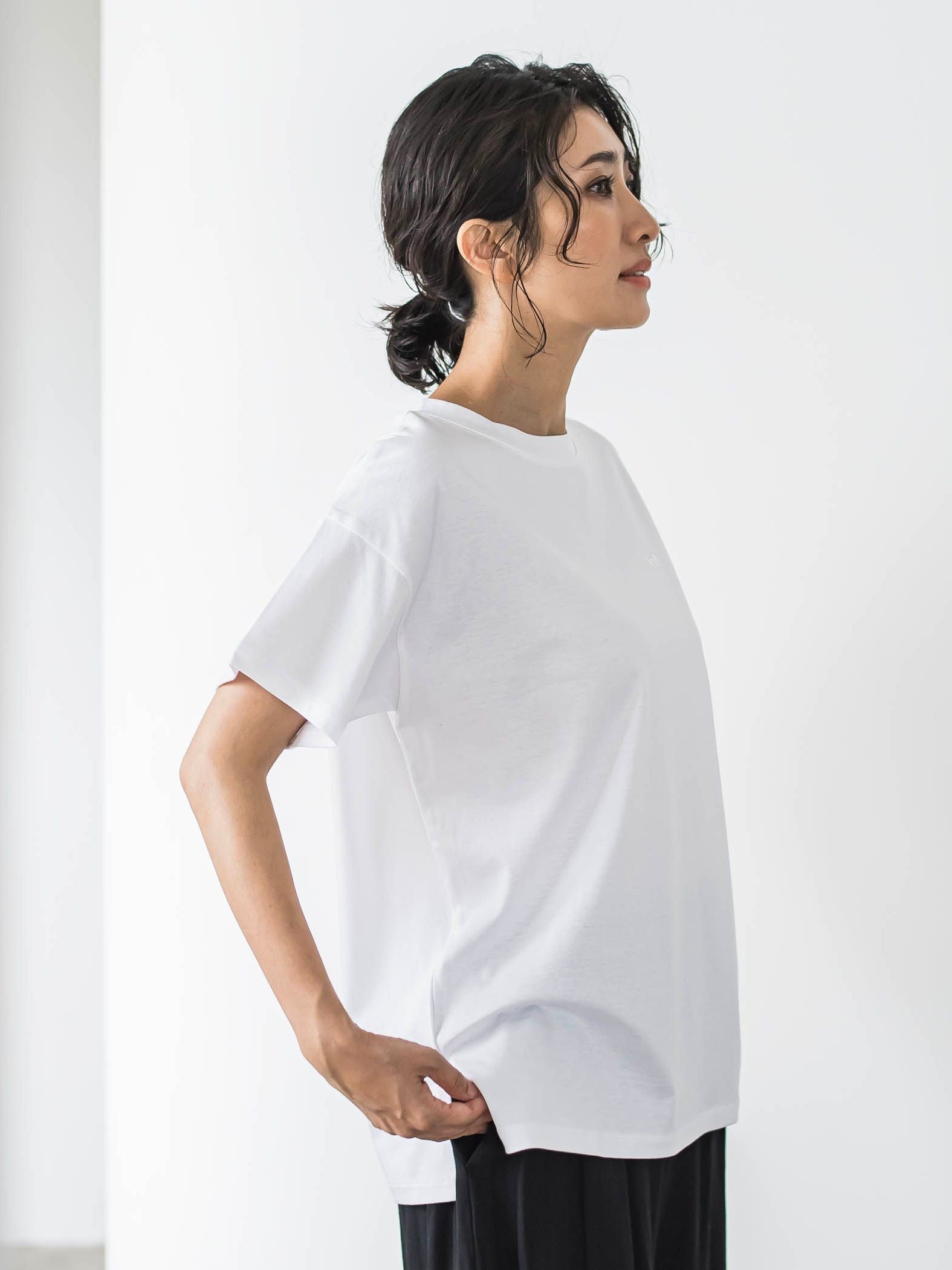 【J Lounge限定】la.f...ロゴTシャツ≪手洗い可能≫