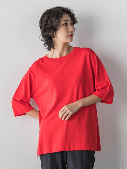 【大きいサイズ/新色追加】Tシャツニット