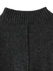 【WEB限定】”毎日頼れる”ゆったりモックネックニット