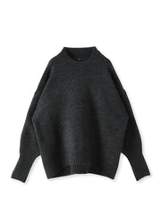 【WEB限定】”毎日頼れる”ゆったりモックネックニット