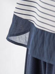 ポンチローマラウンドヘムドッキングプルオーバー