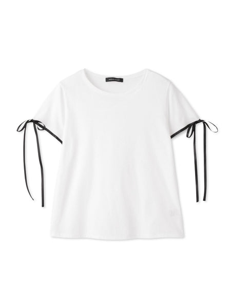 サテンリボンスリーブプルオーバー