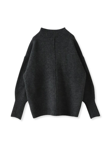 【WEB限定】”毎日頼れる”ゆったりモックネックニット