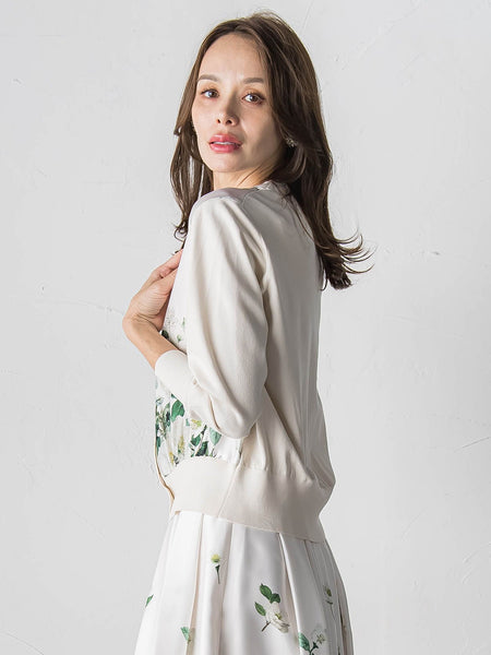 クリスマスローズカーディガン