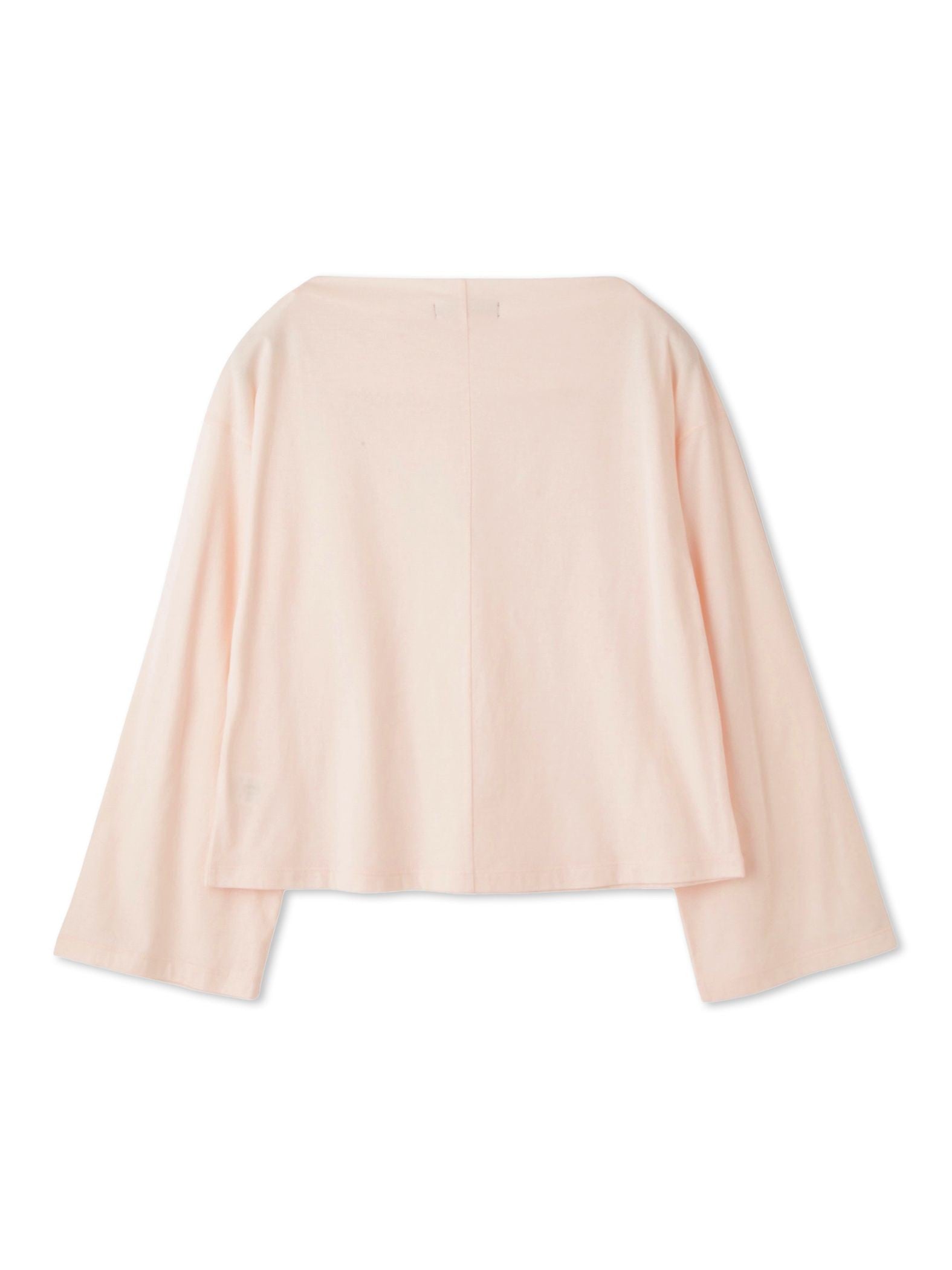 ハイゲージ天竺ボートネックプルオーバー