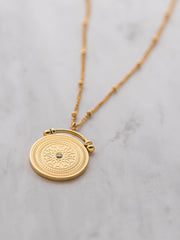 coinドットチェーンネックレス