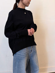 《予約販売》　soft gather tops 【日本製】