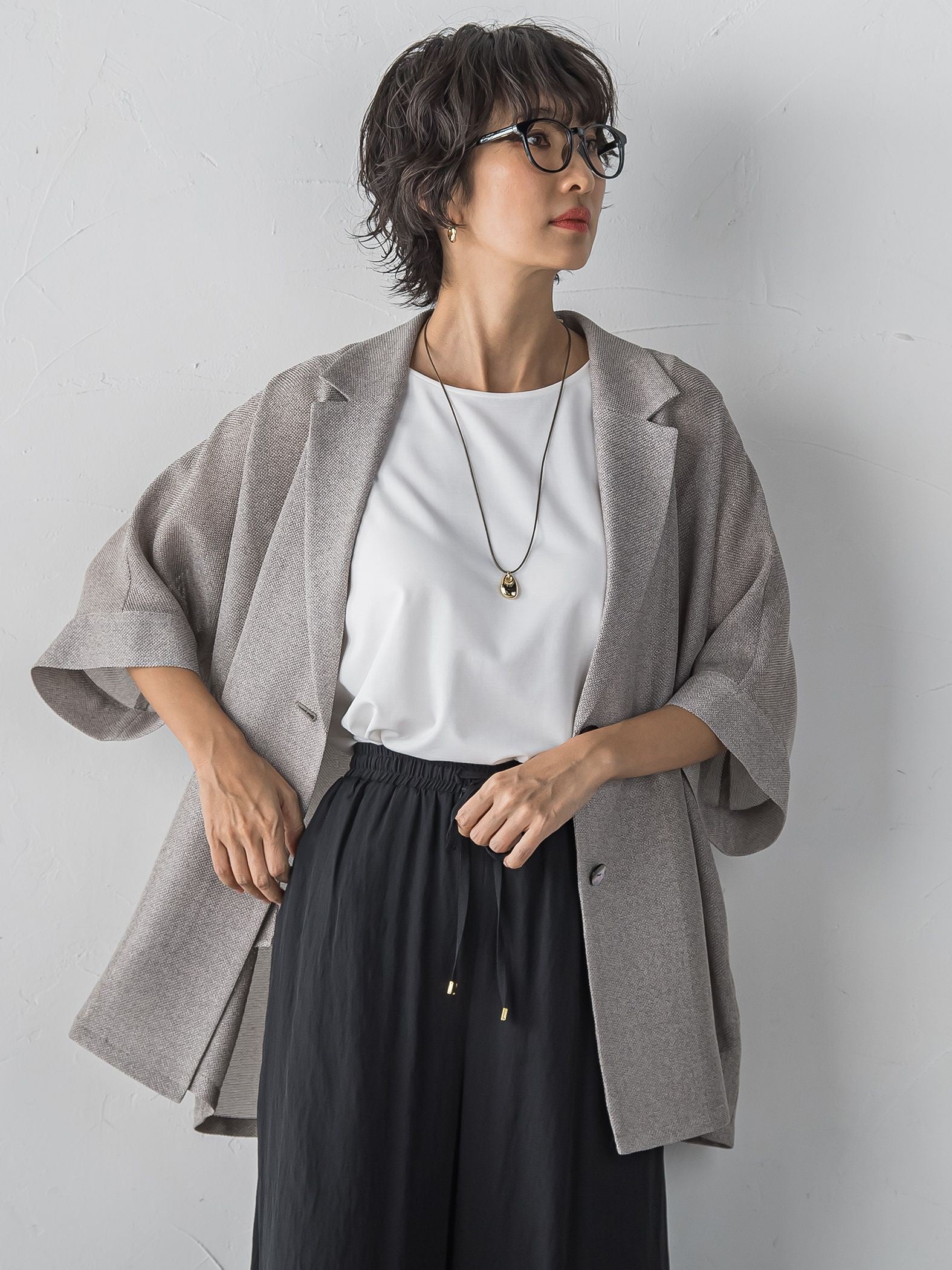 【新色追加】”カーデみたいに羽織れる”メッシュジャケット