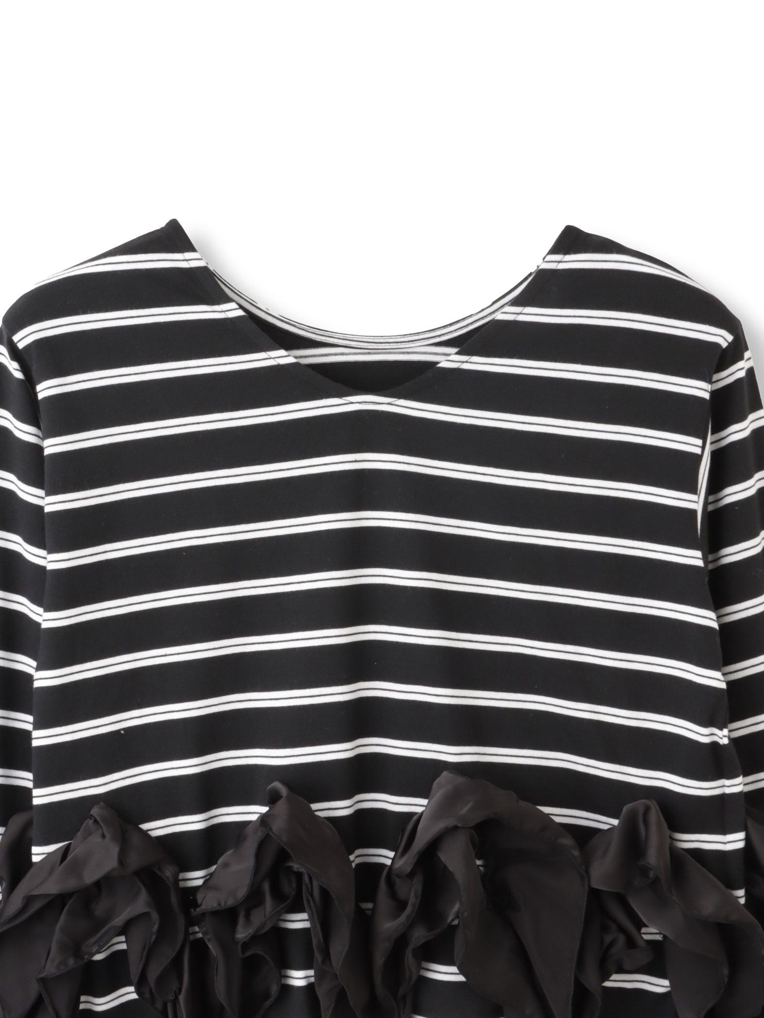 ラッフルヘムクロプトプルオーバー