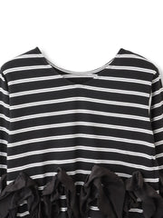 ラッフルヘムクロプトプルオーバー