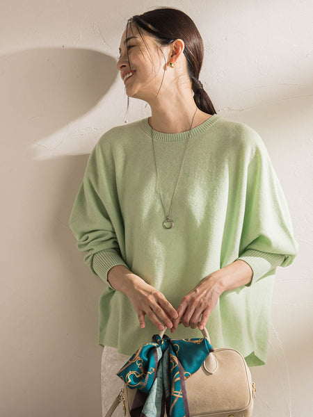 ファインメリノウールドルマンニット≪洗える≫