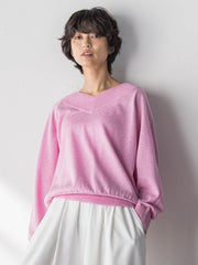 LEVITA Vネックドルマンニットプルオーバー