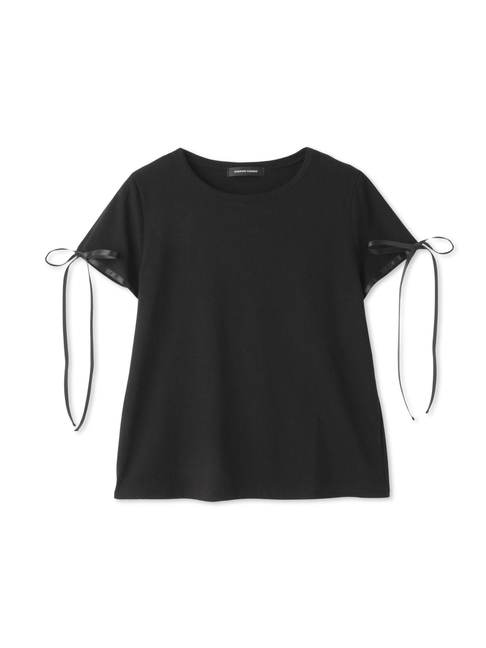 サテンリボンスリーブプルオーバー