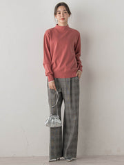 【新色追加】両面起毛ストレッチパンツ≪洗濯機で洗える≫