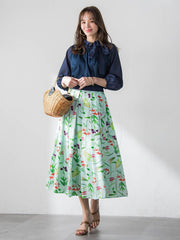 サイドリボンカットソー