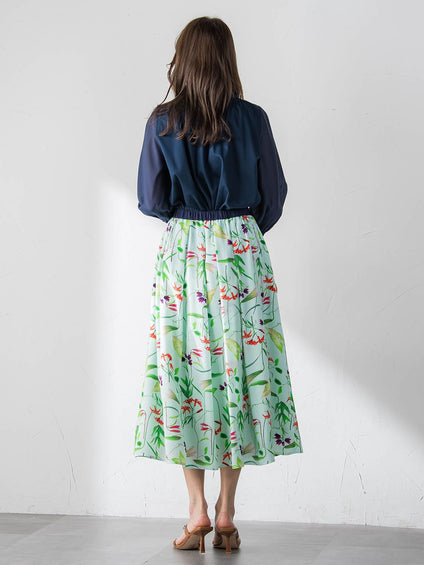 サイドリボンカットソー