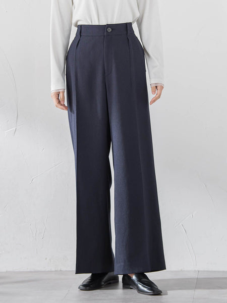 【大きいサイズ】リネンライクオックスパンツ