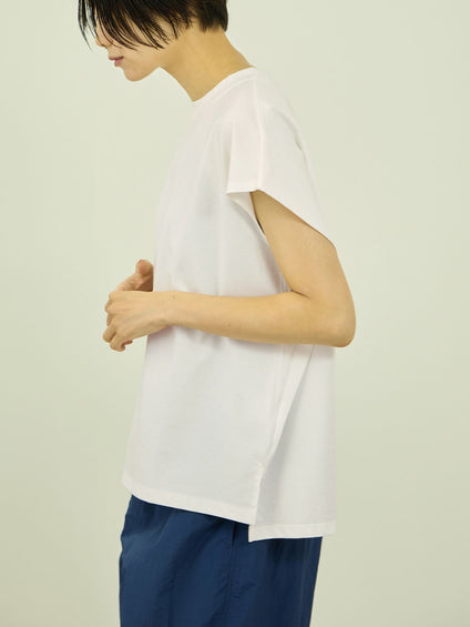 コットンソロナフレンチスリーブTシャツ