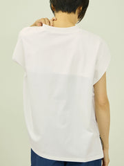 コットンソロナフレンチスリーブTシャツ