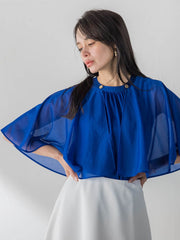 トリコットシフォンカットソー