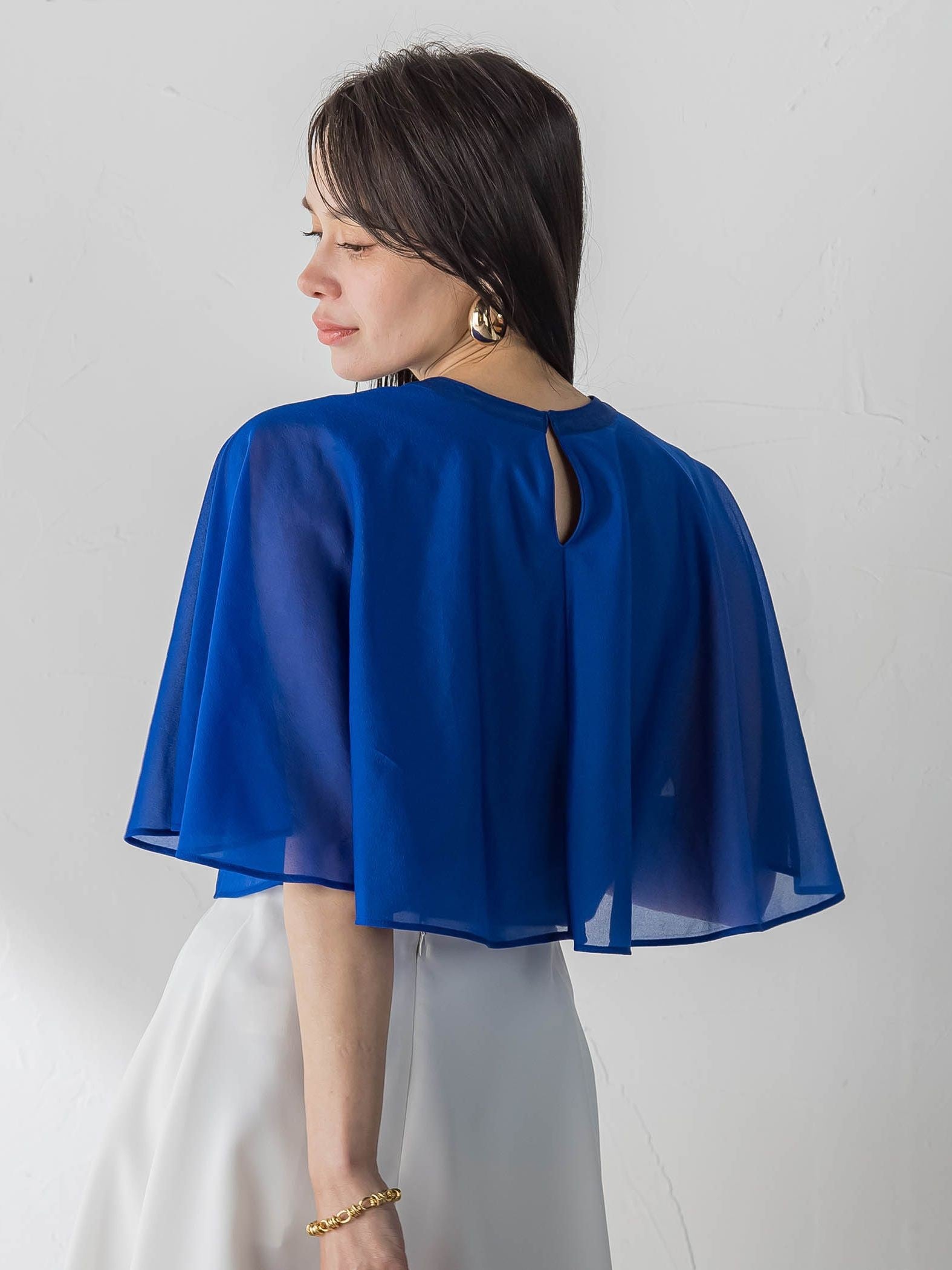 トリコットシフォンカットソー