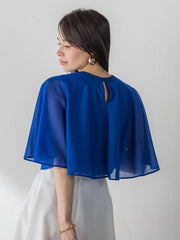 トリコットシフォンカットソー