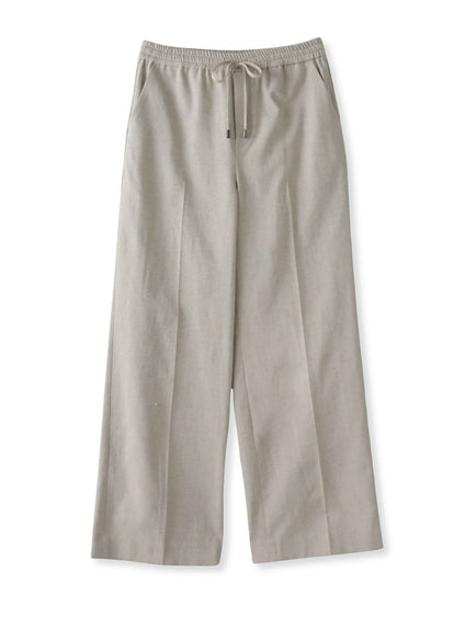 【WEB限定/+5cm丈長め】シェルタリングワイドパンツ