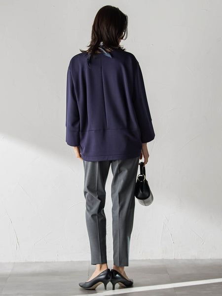 【WEB限定】美シルエット裏起毛ストレッチパンツ≪13号あり/毛玉防止≫