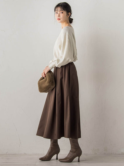 タフタタックスカート≪洗濯機で洗える≫