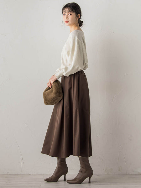 タフタタックスカート≪洗濯機で洗える≫