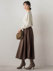 タフタタックスカート≪洗濯機で洗える≫